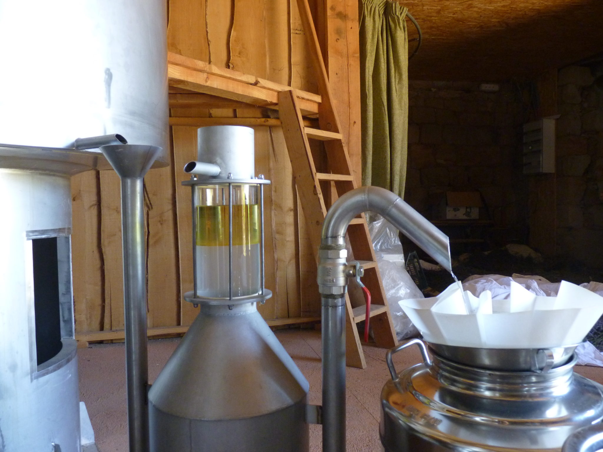 La distillation La Ferme des 5 sens